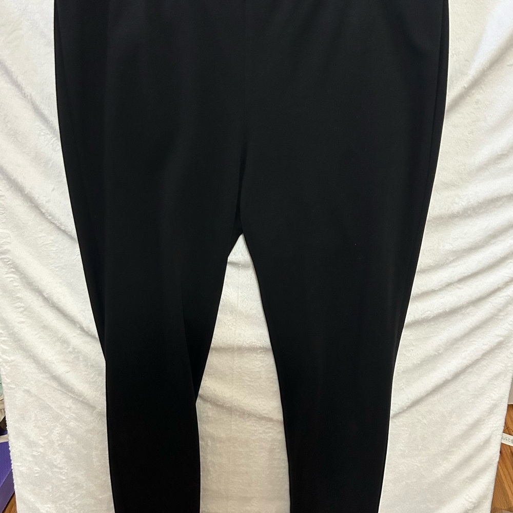 Eileen Fisher Classic Black Straight Leg Pants